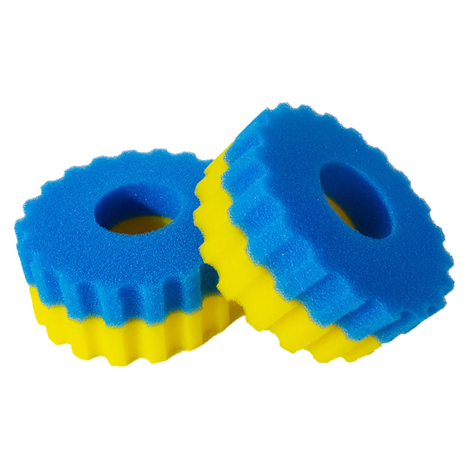 Spugne Filtro Laghetto Compatibili SunSun CPF/CPA-5000 - 4 Pezzi, Blu E Giallo, Per Filtrazione Biologica - Foto 13