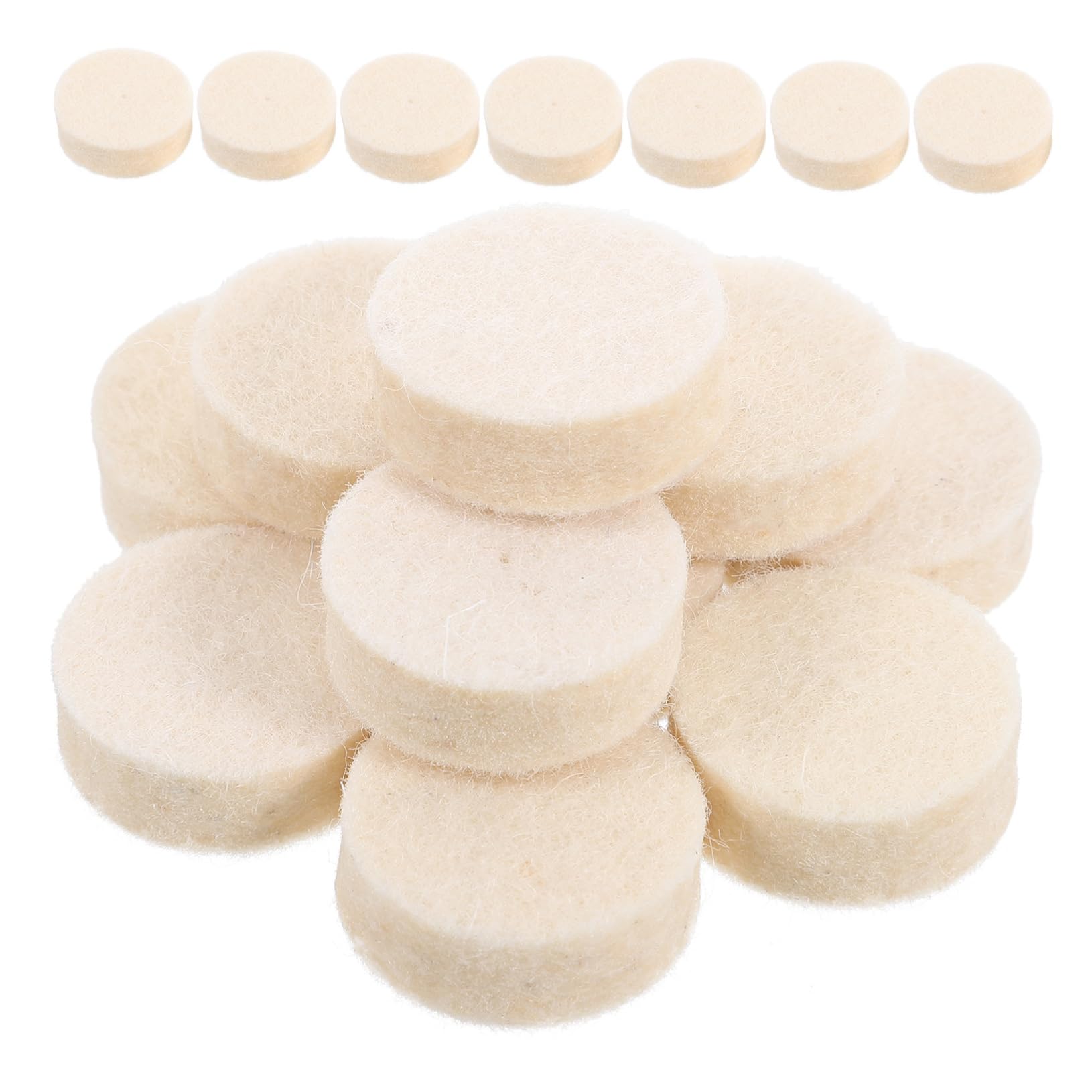 iplusmile 400piezas Ruedas De Pulido De Lana Kit De Pulido y Abrillantado Multifuncional Para Artículos De Uñas Herramientas Rotativas y Aplicaciones Variadas y Portátil