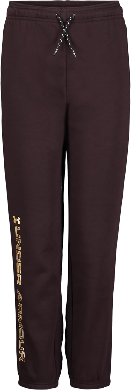 Under Armour Boys' Fleece Joggers, Adjustable Drawstring & Cuffed Ankles