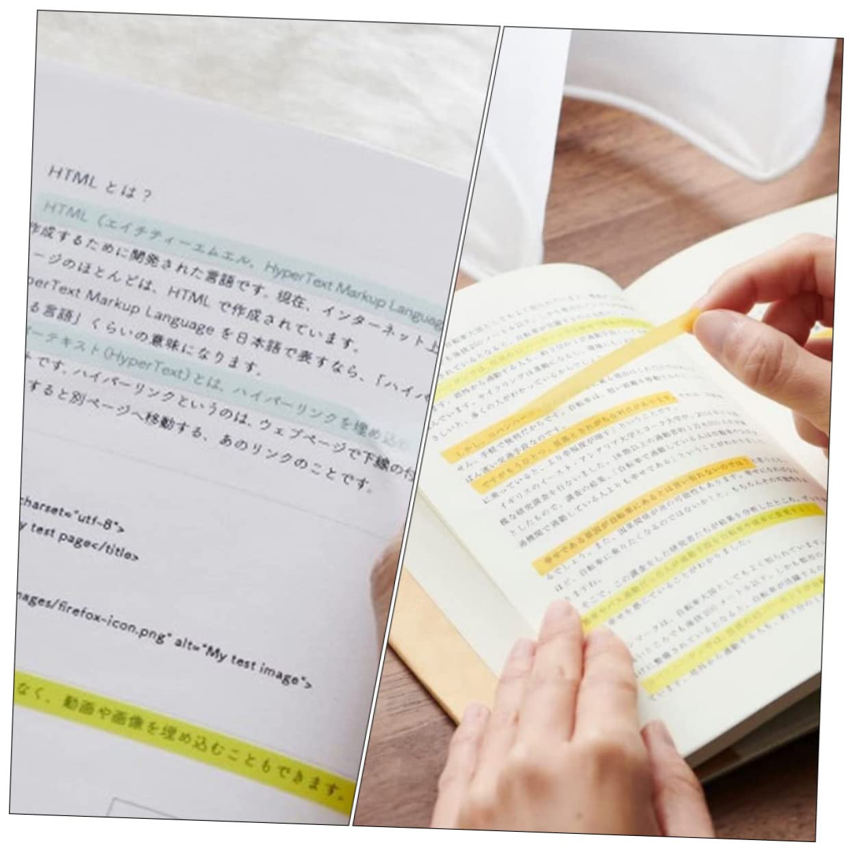 OSALADI 3 Ensembles Indexer Les Notes Autocollantes Fines Bandes De Surbrillance Onglets De Mémo Bandes De Surligneur D'étiquettes Annoter Les Surligneurs 15 Feuilles*3