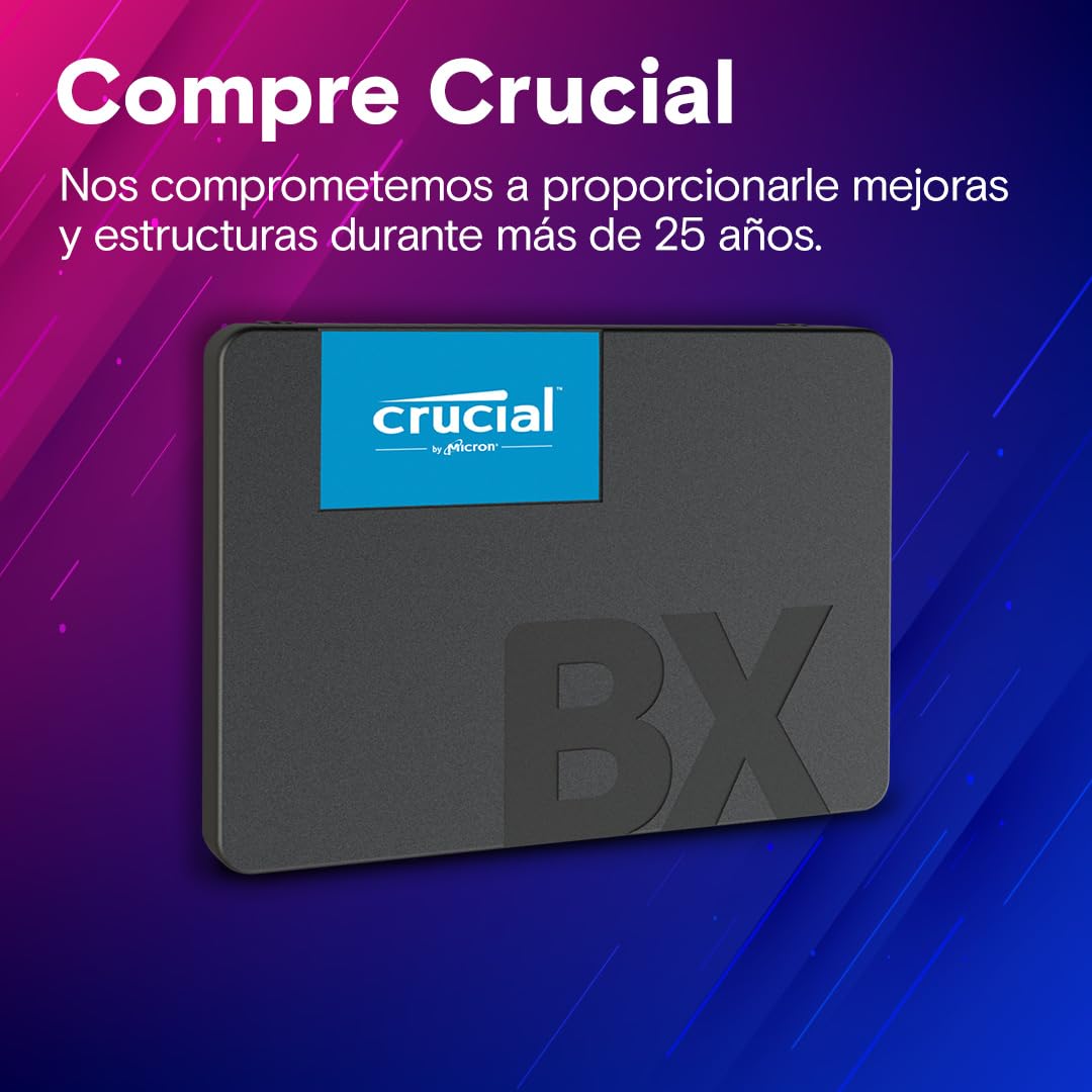 Crucial BX500 SATA SSD 1TB Interno 2.5