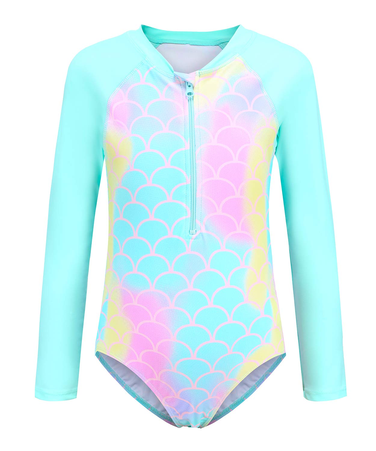 Girls Two Piece Tankini Swimsuit Hawaiian Ruffle Swimwear Bathing Suit Set Blue - Review, Price and Buying Guide
