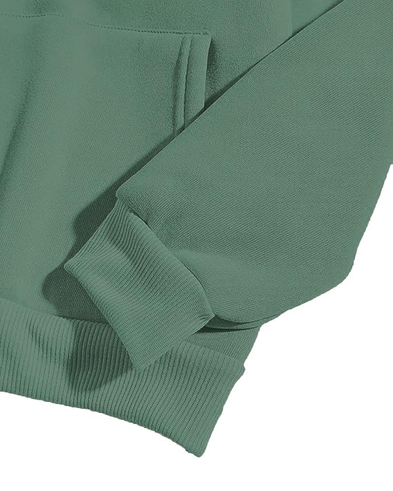 Image of XENOVAURBAN Unisex Cotton Fleece Solid Plain Hoodie - Pack of 1