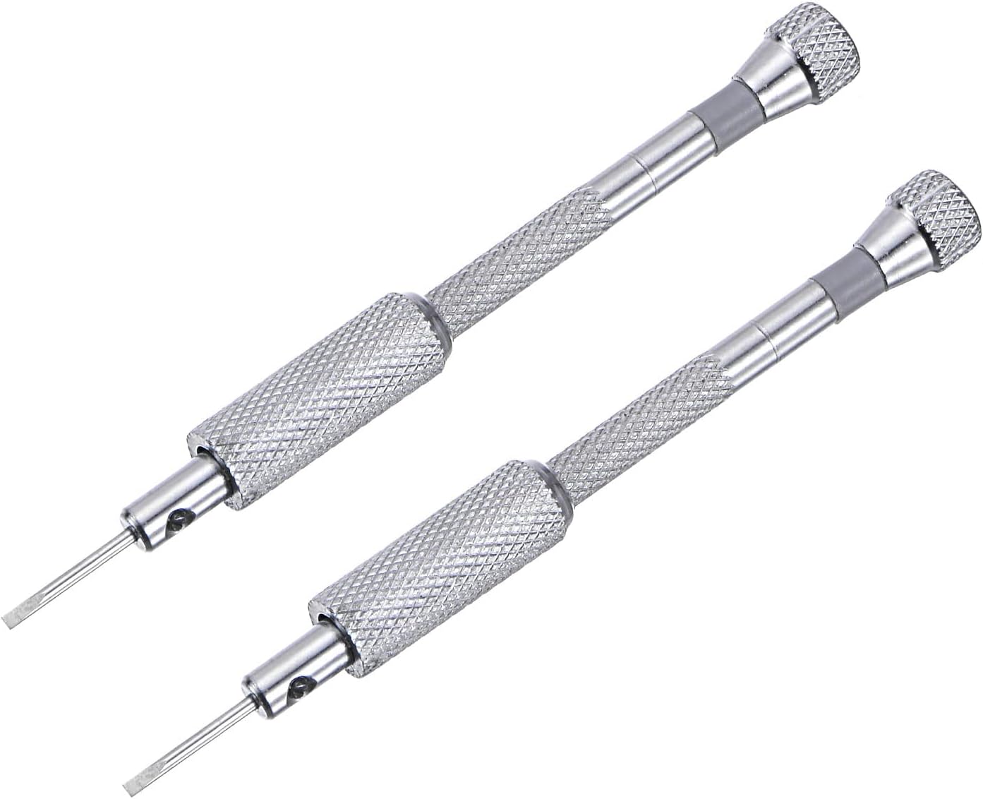 uxcell Micro Precision Screwdriver, 0.8mm Flat Head for Watch Eyeglasses Electronics Repair 2 Pcs