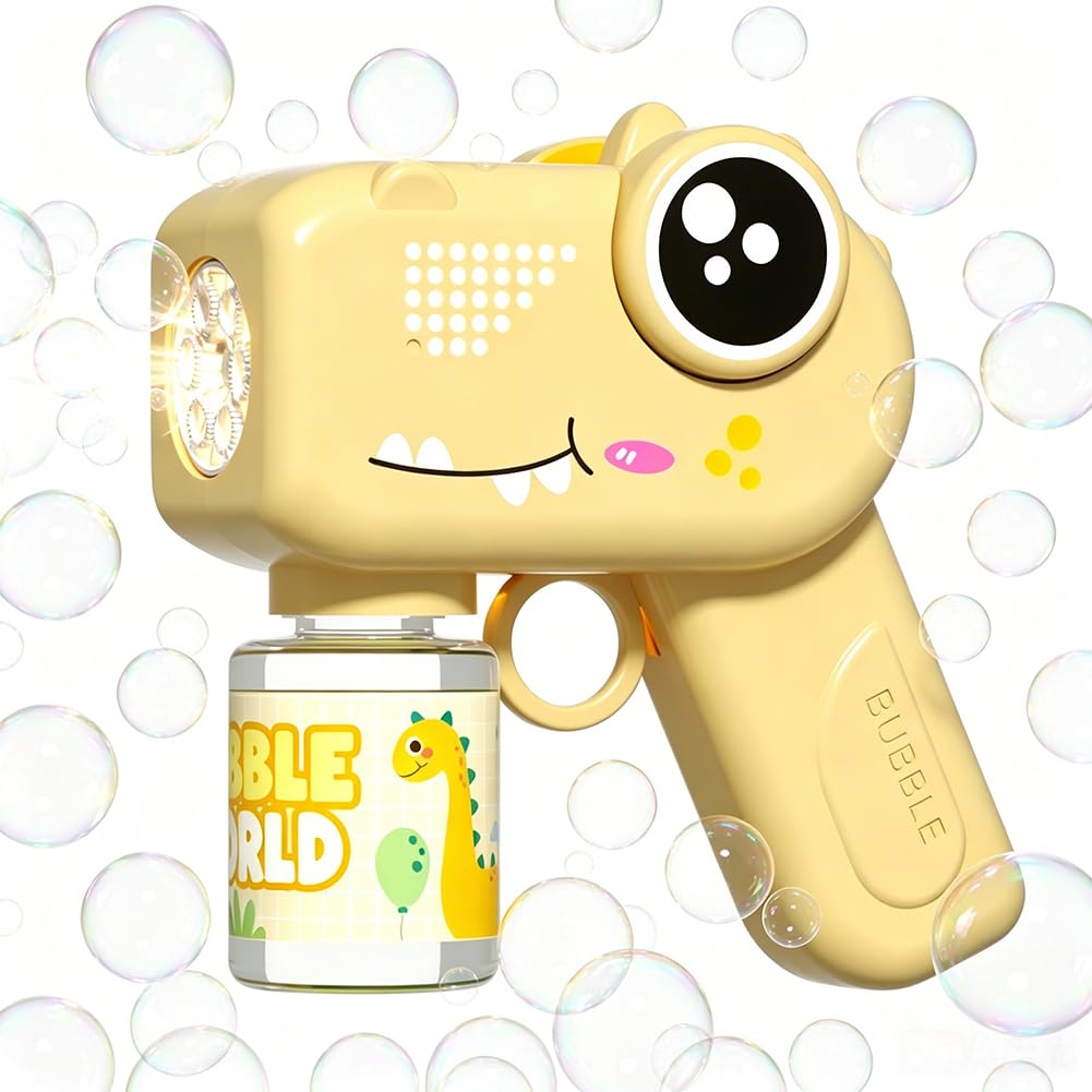 Kids Bubble Guns, Automatic Bubble Machine with Bottles Bubble, Birthday Gifts, Summer Toys, Party Outdoor Garden Toy