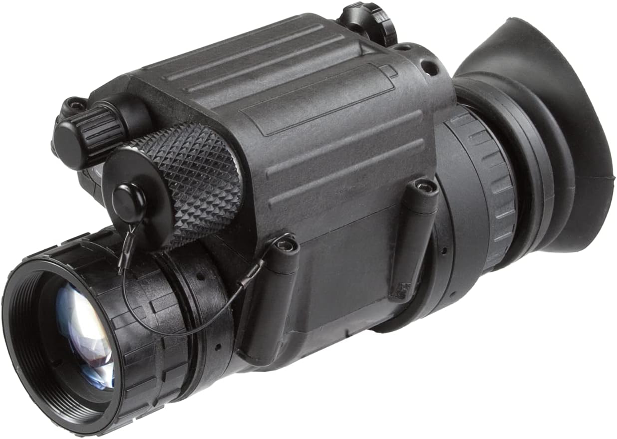 AGM Global Vision PVS-14 NW3 Night Vision Monocular Gen 2+ White Phosphor Level 3 Black