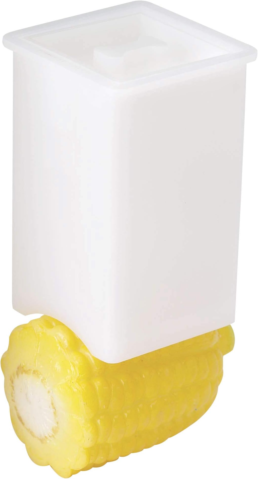 HIC Kitchen Harold Import Co. Corn on The Cob Butter Spreader, Made in The USA, White