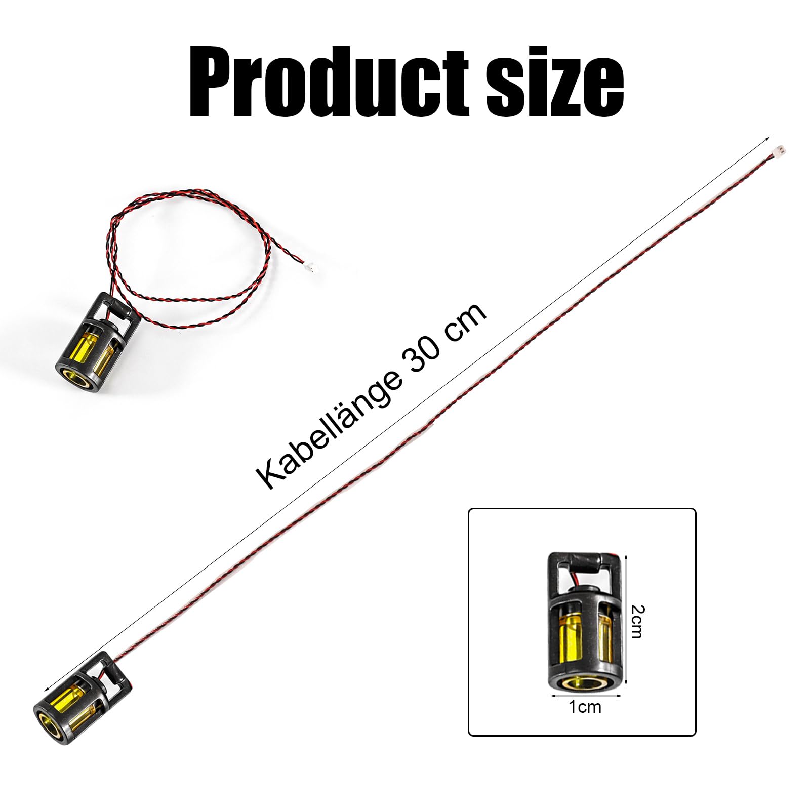 Joycabin Miniaturowe latarnie LED do domku dla lalek, mini lampki z kablem 15 cm, miniaturowe akcesoria, miniaturowe światła LED do witryn, mikrodomków, dekoracja domku z zabawkami (ciepła biel)