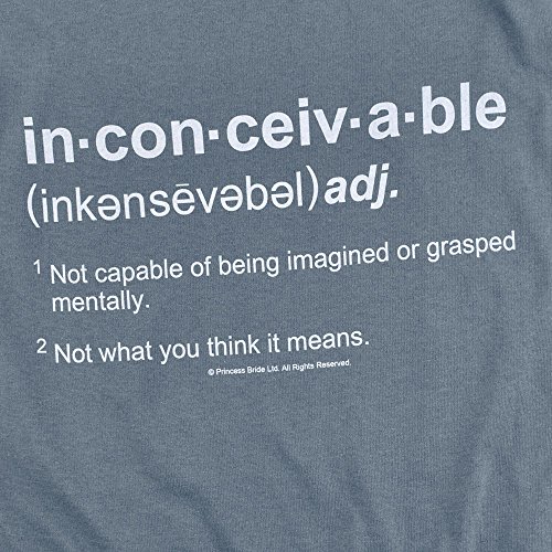 Popfunk Classic Princess Bride Movie Inconceivable Quote T Shirt & Stickers3