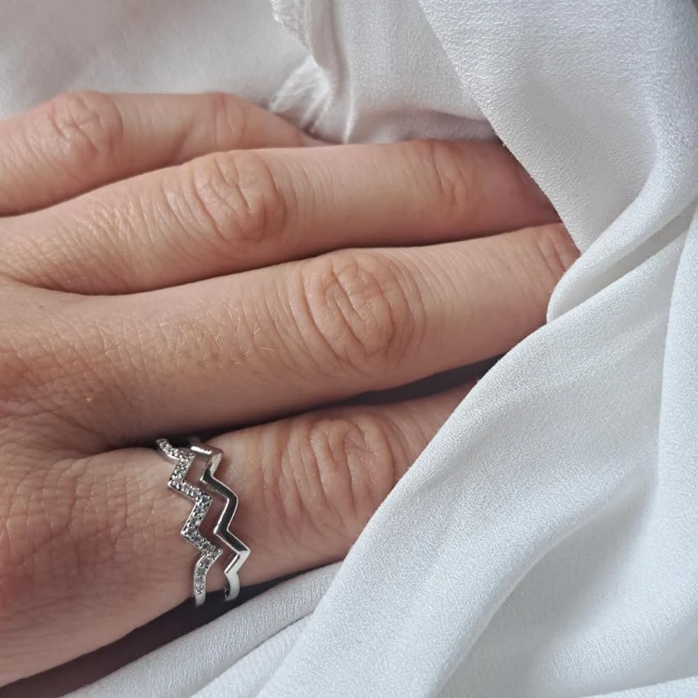 Bramart Anillo Mujer A mi Hija para Hijas Mujeres Chicas en Plata de Ley 925 Inspiracional y de Motivación Altos y Bajos Ajustable - Caja con DEDICATORIA incluida