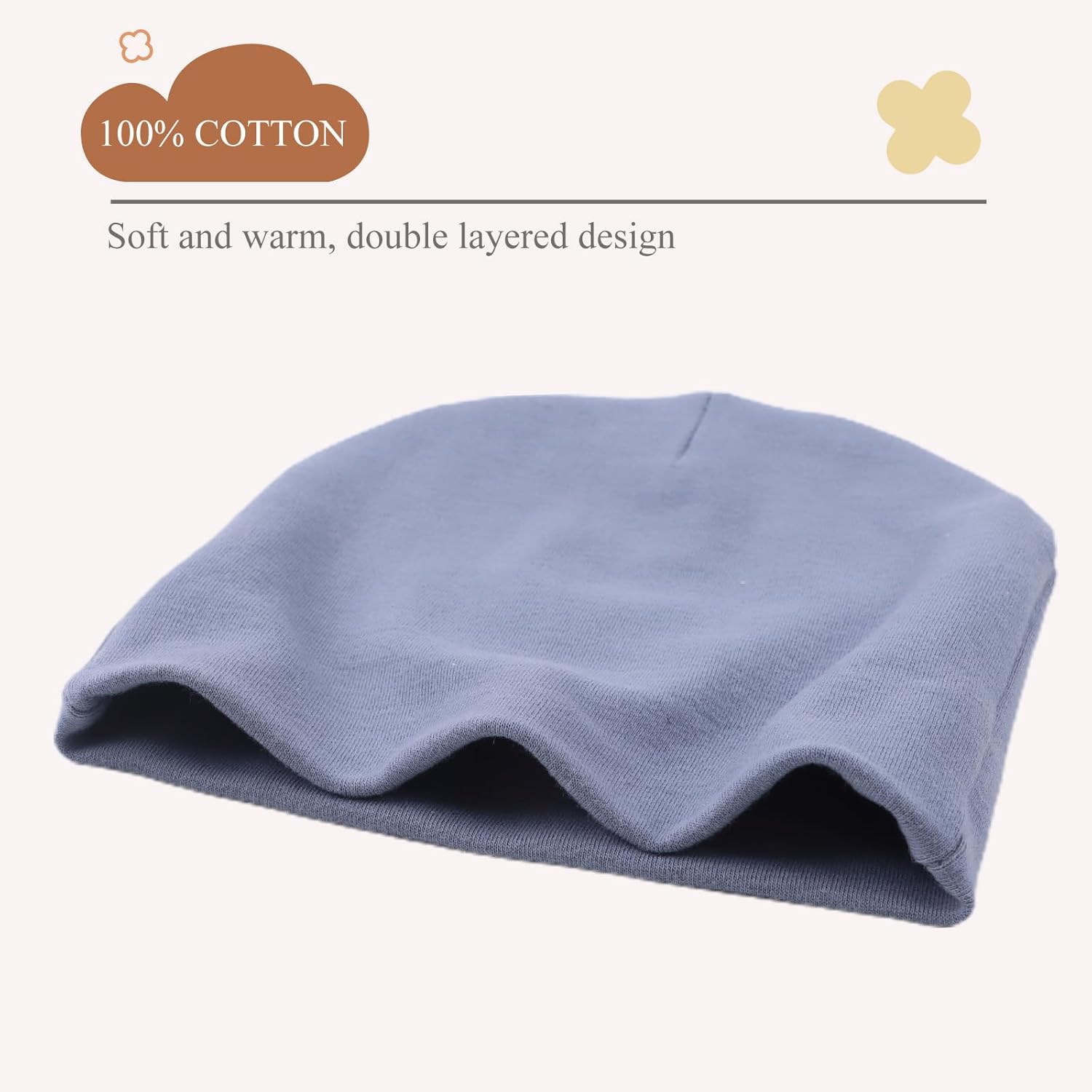 Bamery Cotton Baby Girl Hat Preemie Boys Beanie Newborn Hospital Hats Winter Infant Hats for Girls - Image 6
