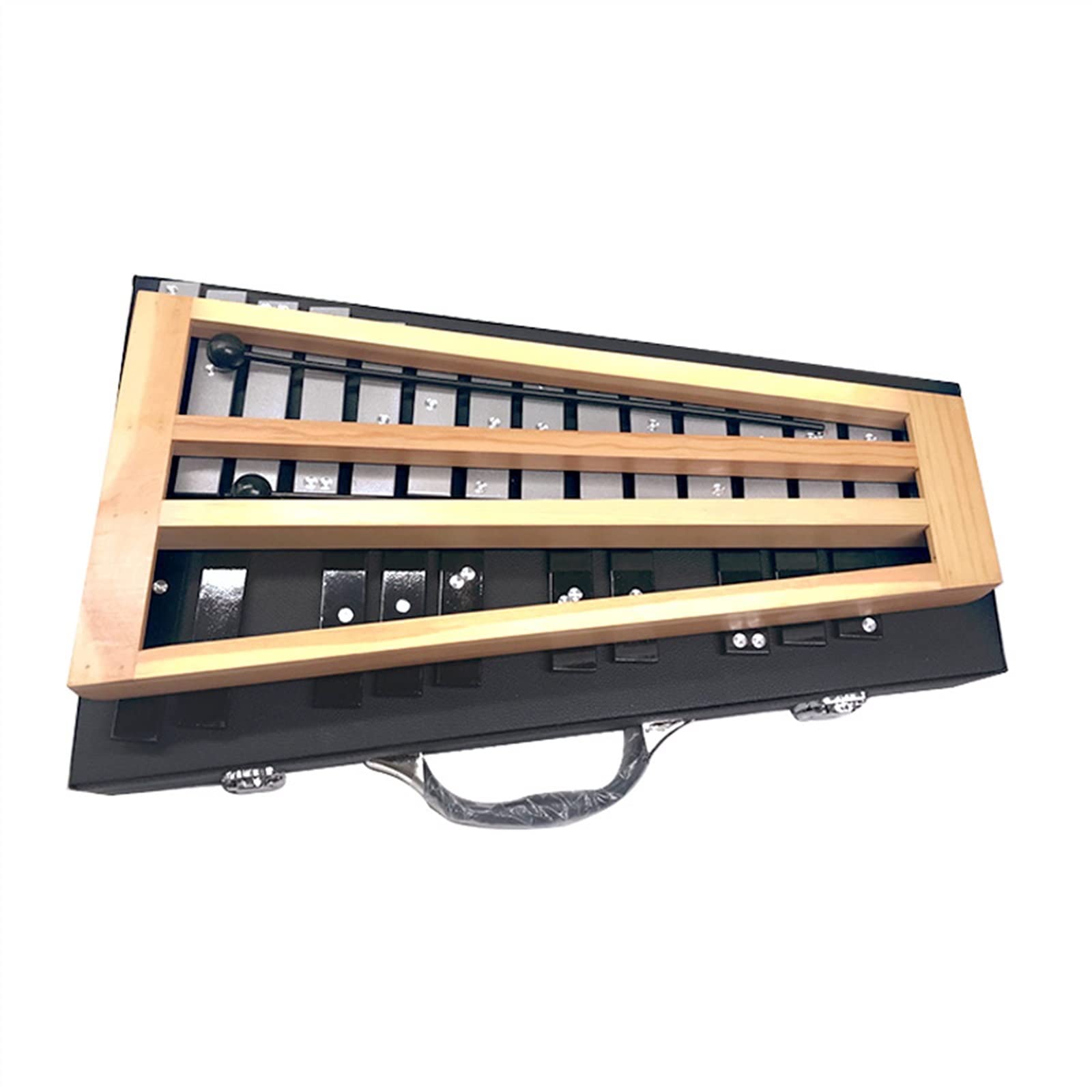 Percussão Musical Strumento a percussione Piano in alluminio a 25 toni Pianoforte a percussione in metallo Piano in alluminio professionale Carillon per pianoforte Xilofoni