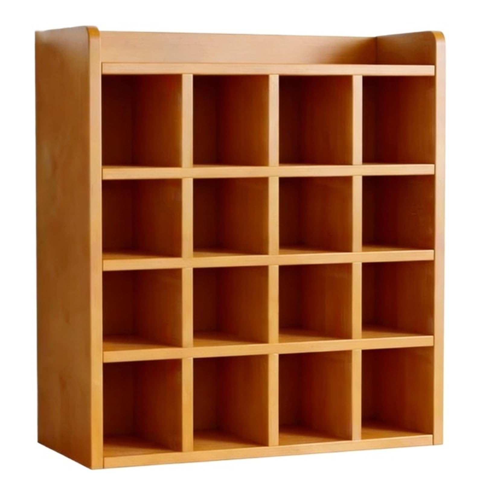 CYairong-22 Cup Display Shelf Vintage Solid Wood Cup Holder Storage Table top Shelf Multi Grid Display Coffee Mug Display Rack