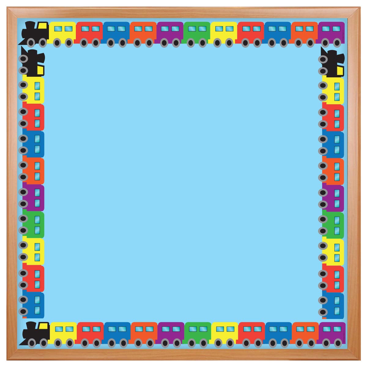 Hygloss Train Die-Cut Border, 12 Strips/36 Feet