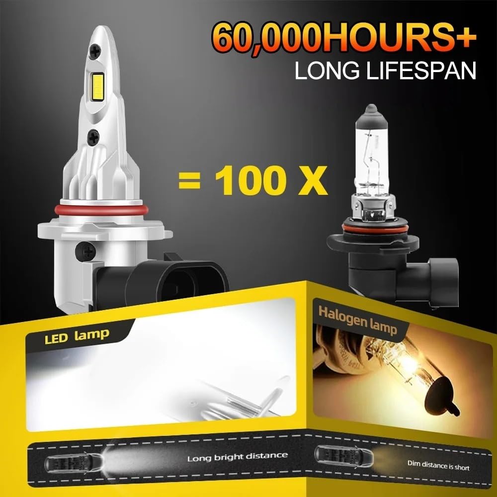 LED Oświetlenie pomocnicze LED 9005 HB3 9006 HB4 Światła Samochodowe