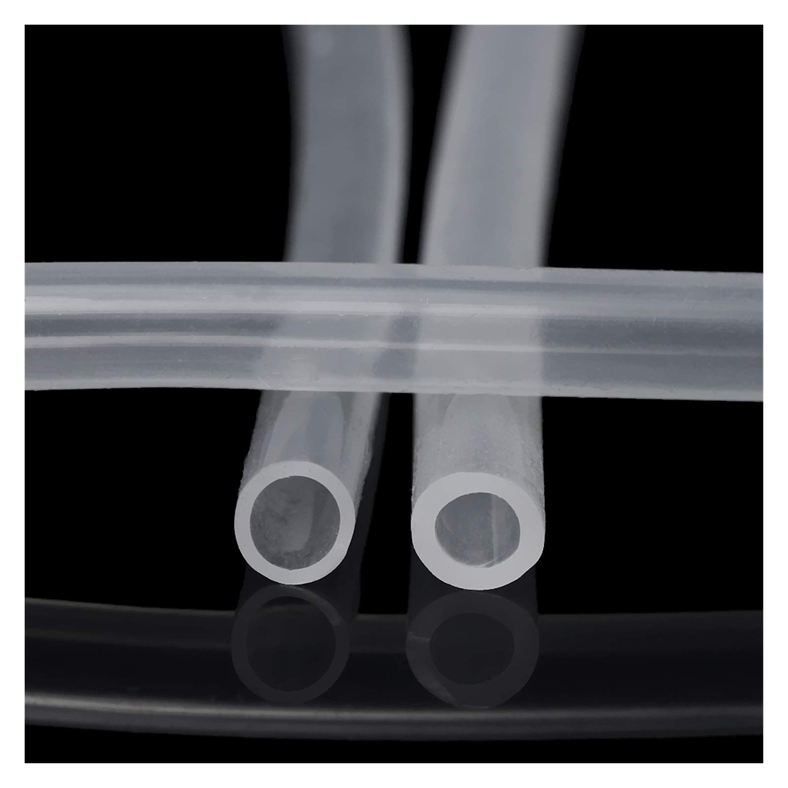 tubo in silicone, Tubo flessibile trasparente for elettronica, diametro interno(5x10mm)