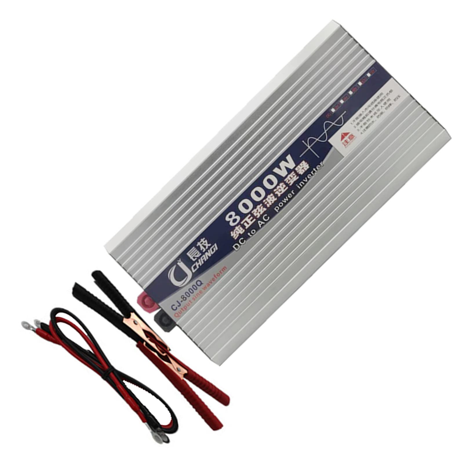 Onda Sinusoidal Pura 3500W 4000W 5000W 5500W 6000W 8000W Inversor de Coche DC 12V 24V 48V 60V 72V a AC 220V Convertidor de Voltaje de Potencia de con Pantalla Visualización Digital,8000W-60V