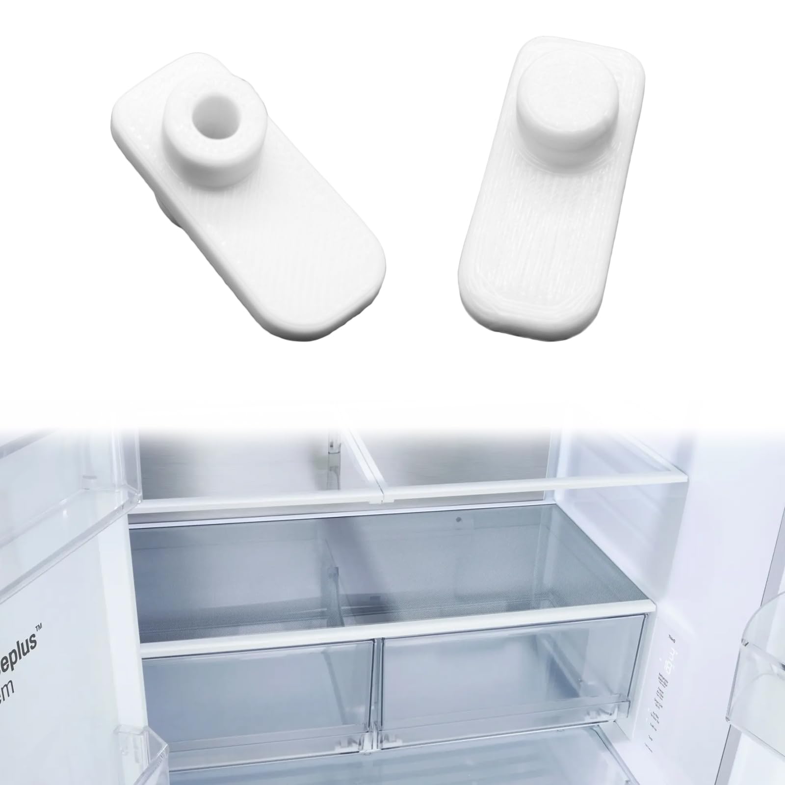 えり Amazon.com: 2 Pcs Refrigerator Vegetable Tray Crisper Drawer Wheel