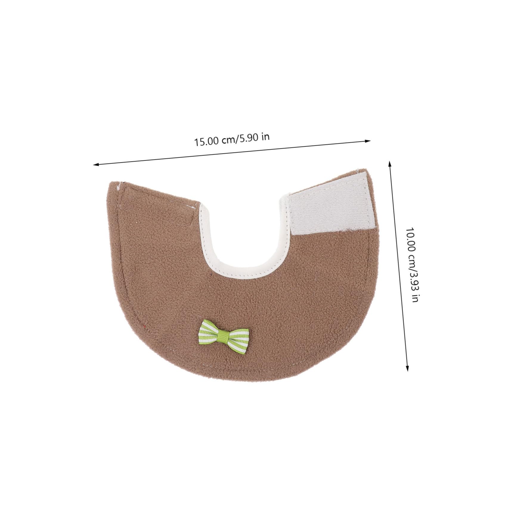 Kisangel Parrot Accessories 2 Pcs Parrot Neck Collar Biting Pet Bird for Plucking Random Color