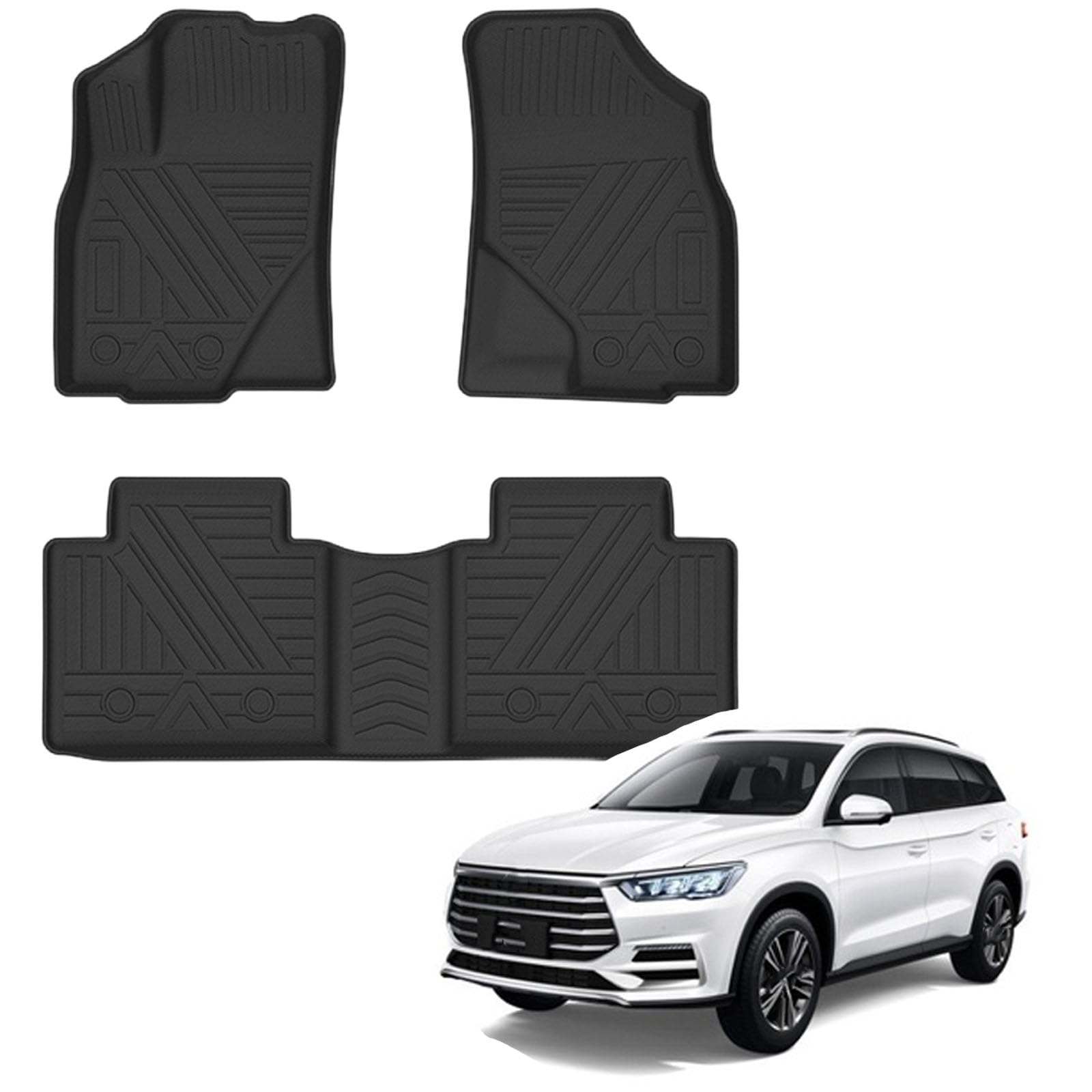 PAPEP Floor Mats for BYD Song Pro Gasoline 2019-2020 RHD