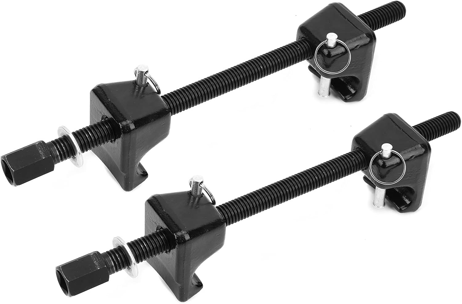 Strut Spring Compressor Tool – 60 270mm Removal Range, Forged Hooks & Hardened Screws for Suspension Repair