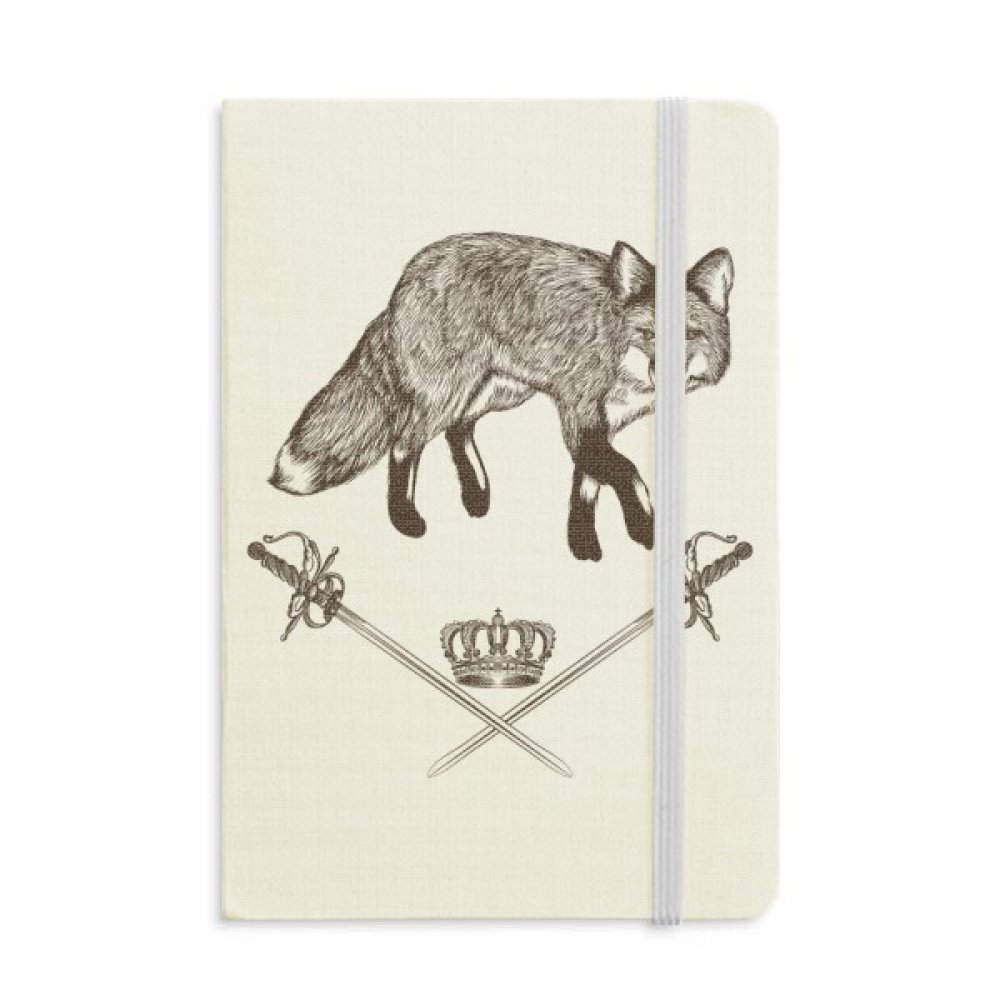Journal A5 Fox épée Couronne rigide pour protéger vos notes importantes - 5