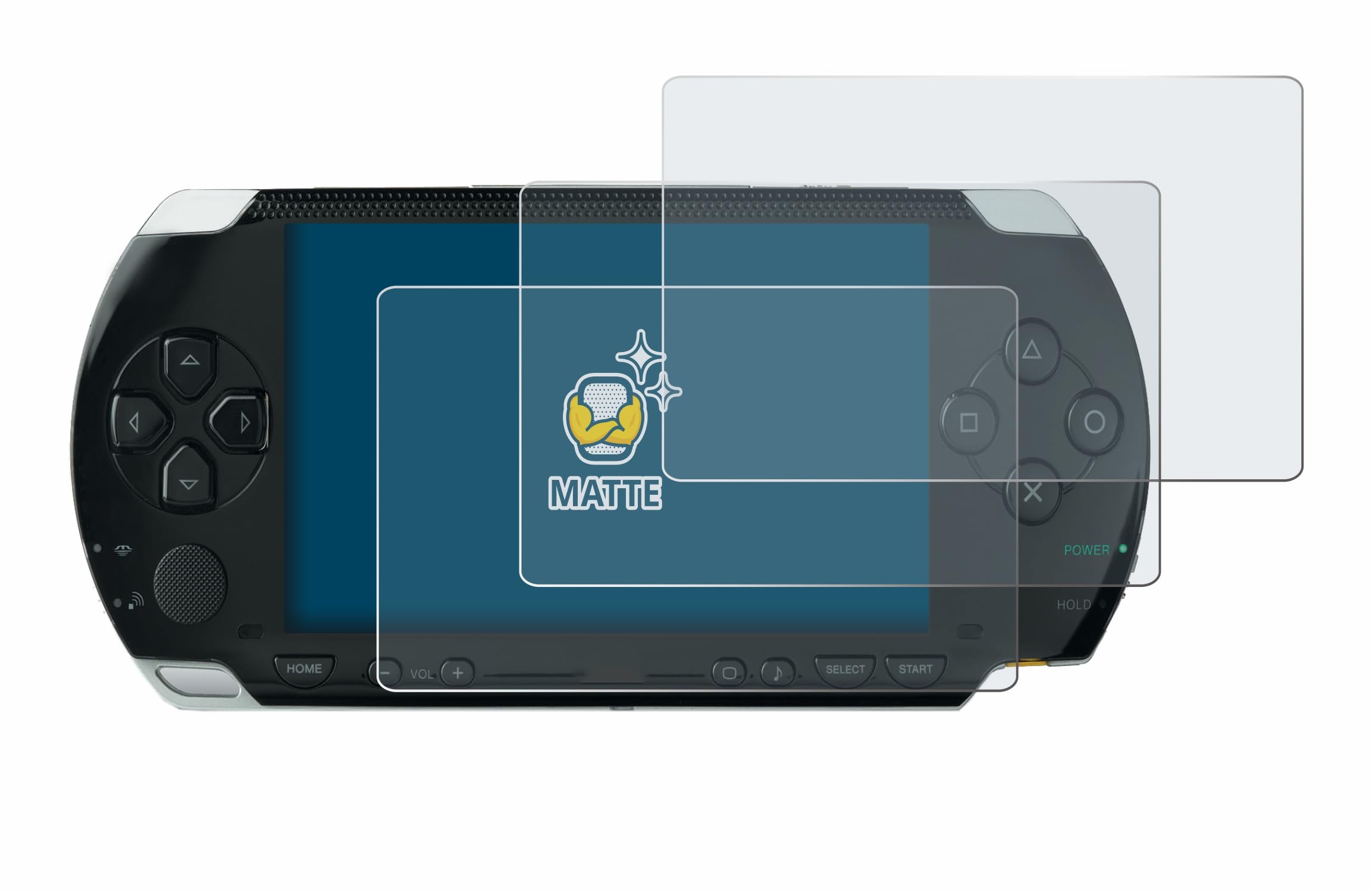 BROTECT Protector Pantalla Anti-Reflejos para Sony PSP 1000 (6 Unidades) Película Mate Anti-Huellas