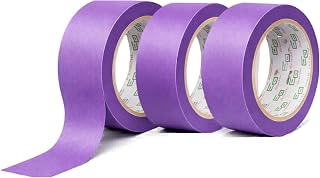 SG SOLIDGUARD Sensitive Malerband Extra Fein 25mm x 50m – Premium Lila Fineline Abklebeband, UV-beständig bis 10 Tage, Für empfindliche Oberflächen, Saubere Farbkanten, Profi-Masker Tape (3, 25mm)