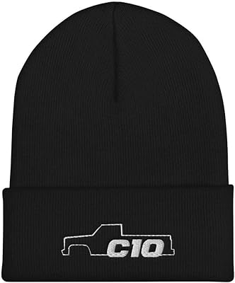 Aggressive Thread C10 Squarebody Square Body Winter Hat Cuffed Beanie Black