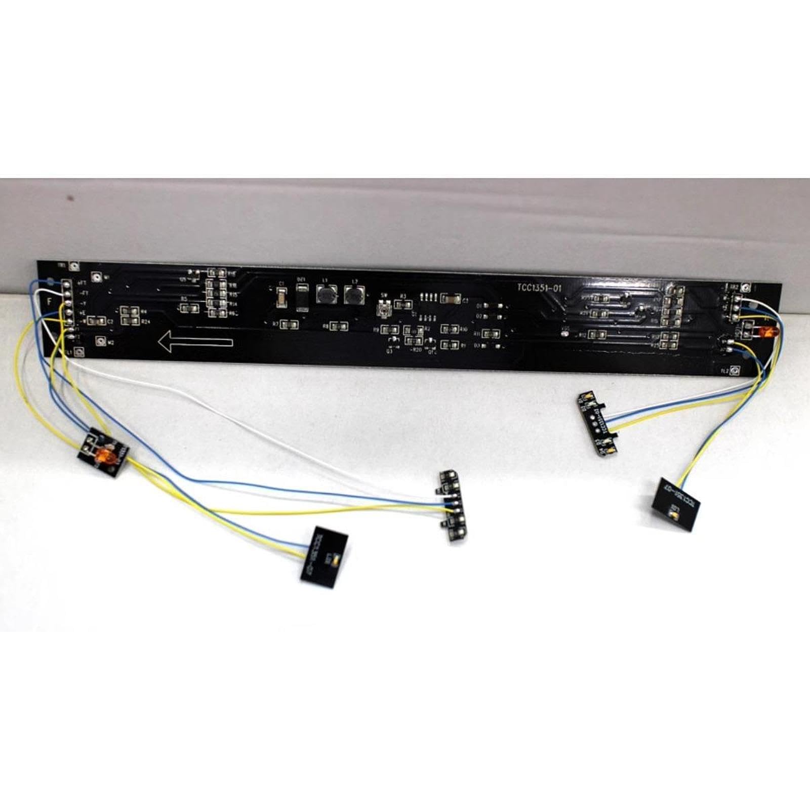 Baoblaze Circuit Imprimé Professionnel pour Trains Ho à L'échelle Ho 1/87 avec Effets Lumineux et Sonores