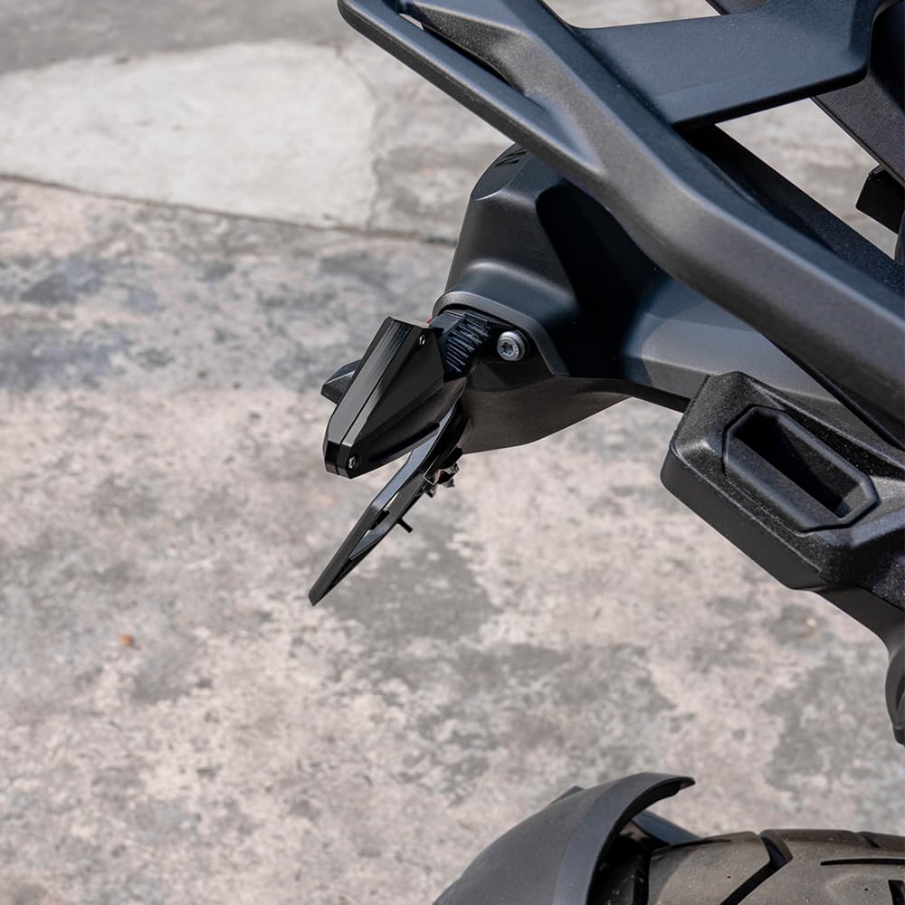 Para R1300GS R1250GS GS 1300 Aventura S1000R S1000RR S1000XR R1300R R1300RS R 1250 R RS Motocicleta CNC Flasher trasero Protección de la luz R 1300 GS R RS Accesorios S 1000 R XR RR (Negro)