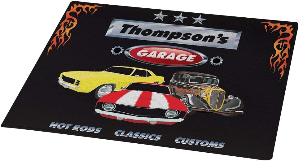 GiftsForYouNow My Garage Personalized 18x24 Doormat, Fleece