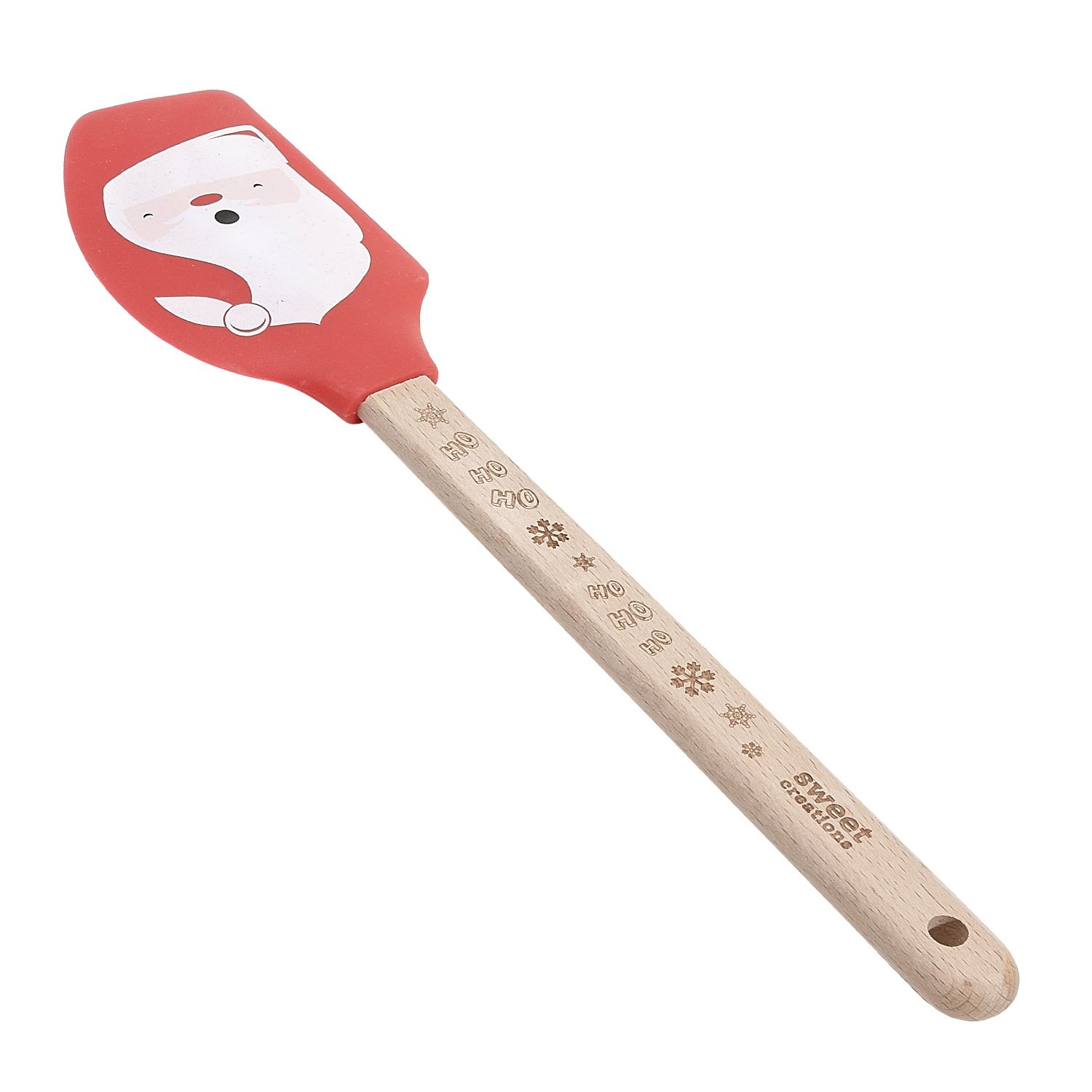 Sweet Creations 04740 Christmas Silicone Spatula, Red
