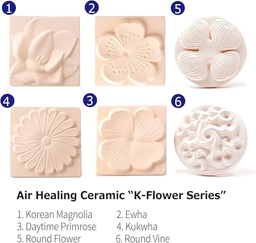 Miniatura 4 de CRECEN Air Purifying Healing Ceramic Stone Diffuser - Round Vine-Eliminate Bad Odors, Eliminate Bad Odors, Crafted with natural material,