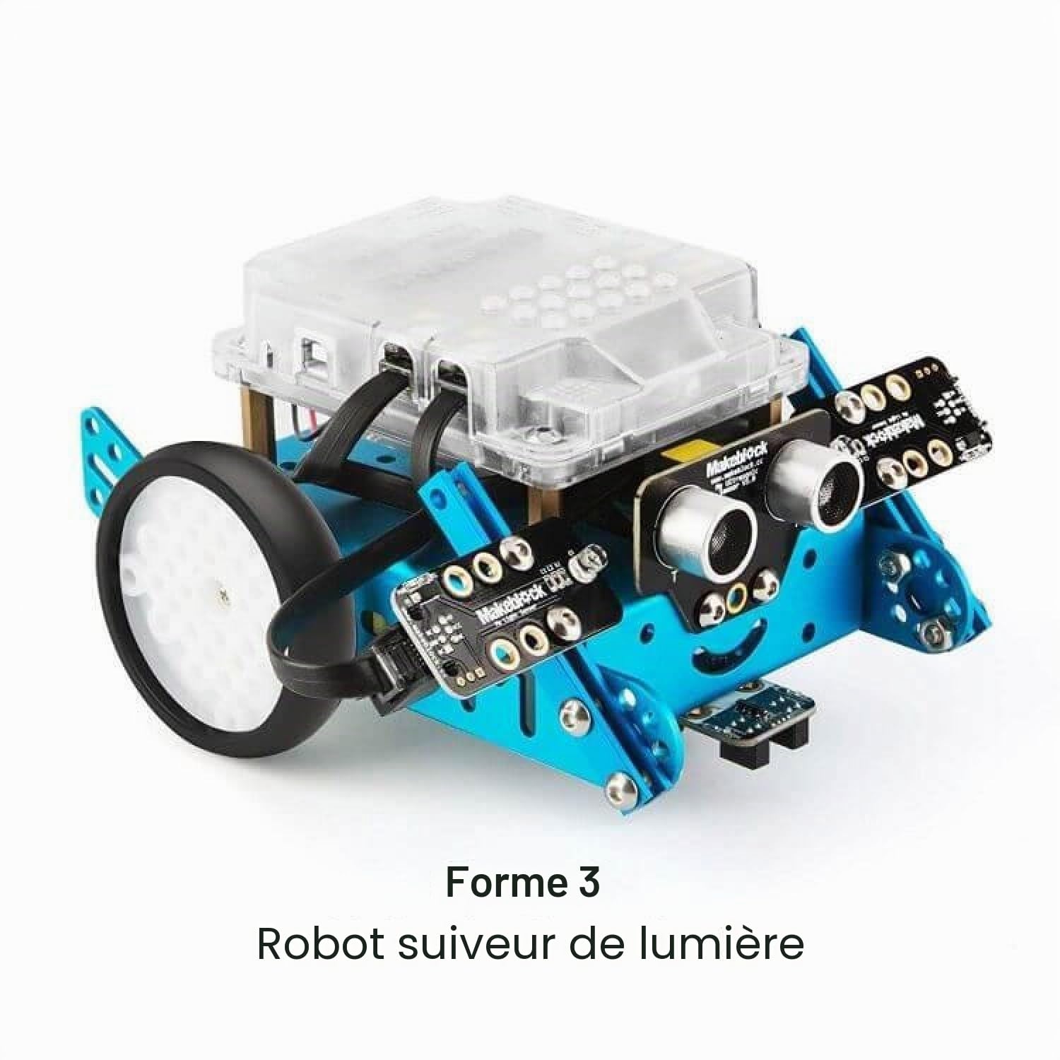 Makeblock mBot Robot Kit Complémentaire, Son et Lumière Interactifs, Robotique 3-en-1