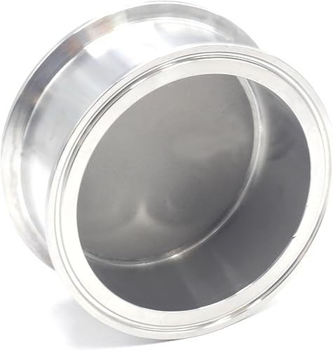 Miniatura 5 de HFS (R) Placa de filtro de triple abrazadera de 3 pulgadas con filtro de pantalla de 5 micras, acero inoxidable 304 (3 pulgadas, 5 micras)