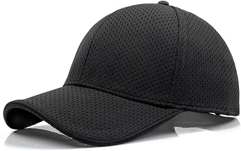 Zylioo XXL Oversized Mesh Baseball Cap, Large Structured Cap, Adjustable Breathable Summer Hat