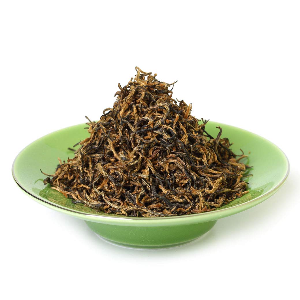 GOARTEA Thé Noir Lapsang Souchong 250g / 8.8oz Supreme Loose Leaf Chinese Black Tea - Golden Buds - No Smoky Taste