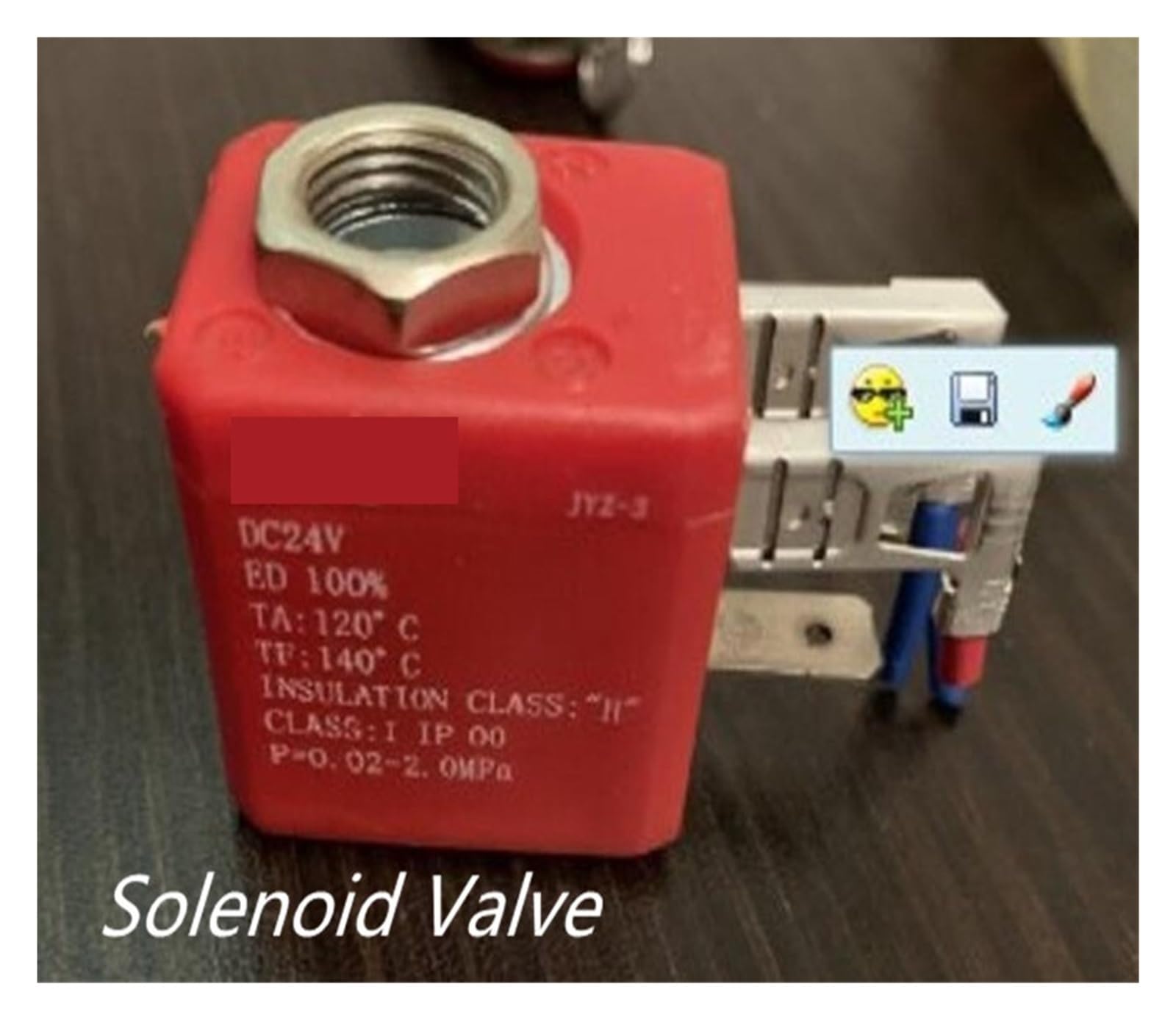 Compatible con Merol, 709/711/712/715/717/815/817/819, piezas de máquina de café, válvula de entrada de agua, repuestos, conector de unión de válvula solenoide.(Solenoid Valve)