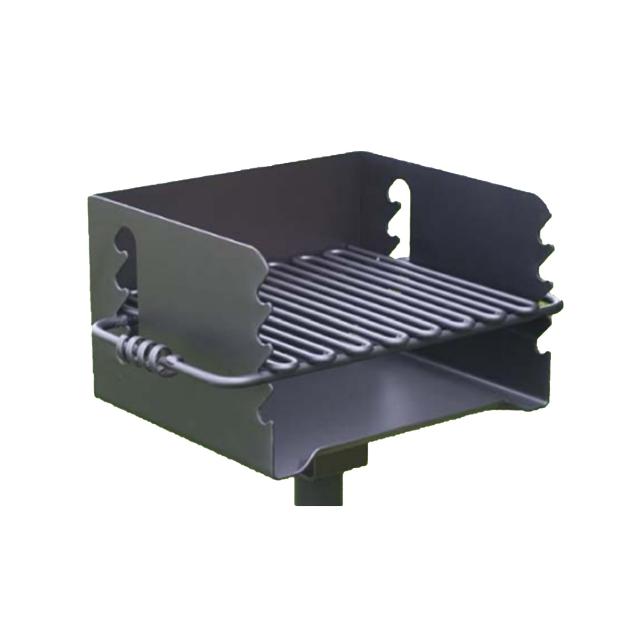 Paquete de 2 parrillas de carbón, parrilla de camping estilo parque con giratorio, CBP-135 9