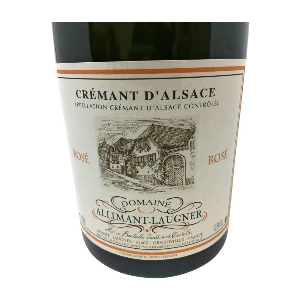 DOMAINE ALLIMANT LAUGNER Cremant D'Alsace Sparkling Rose Magnum, 1.5 LT