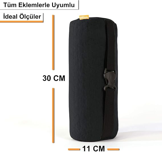beddo™ Bamboo Series | Orthopedic Multi-Purpose Pillow | Pack of 2 | Black Color