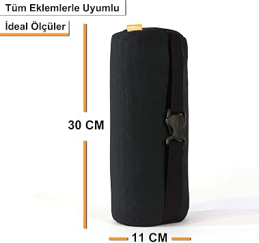 beddo™ Bamboo Series | Orthopedic Multi-Purpose Pillow | Pack of 2 | Black Color