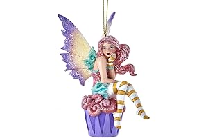 4.25-Inch Amy Brown Cupcake Fairy Ornament