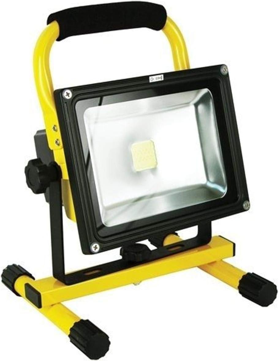 ZT50220 20W Cordless LED Flood Light, Yellow
