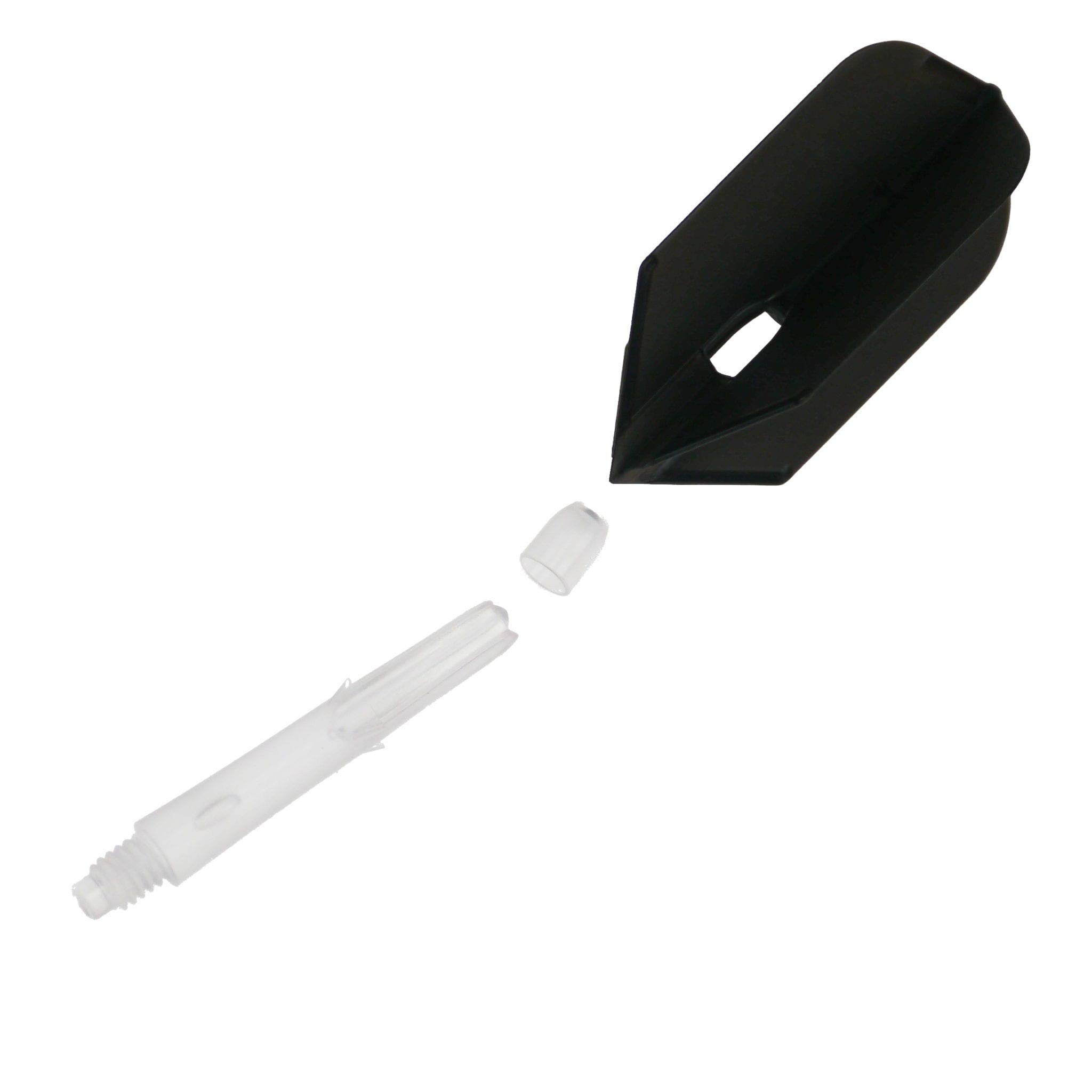 Shafty L-Style L-Shaft Locked Straight Black Medium 330