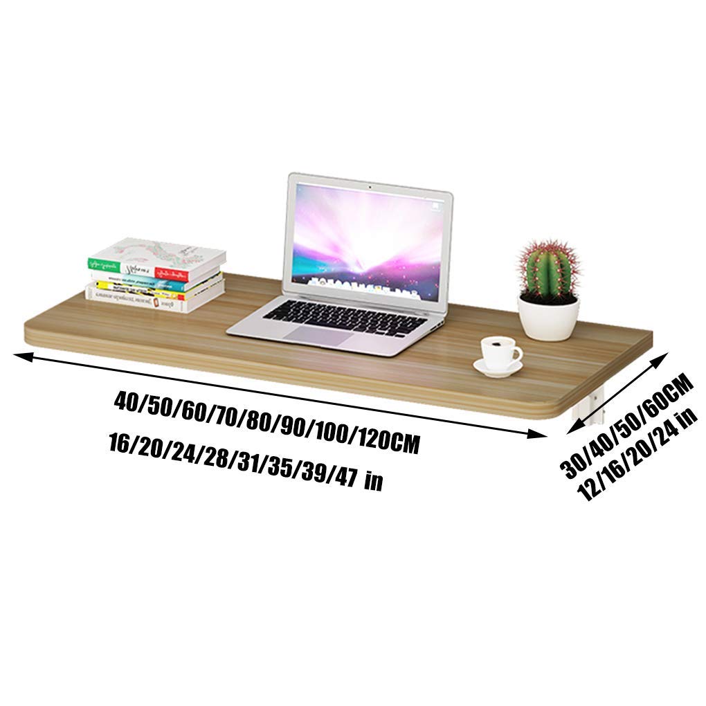 Zusammenklappbarer schwebender Tisch zur Wandmontage, platzsparender Esstisch mit Klappblättern, vielseitiger Arbeitsplatz Schreibtisch für kleine Büroküche & Heimgebrauch