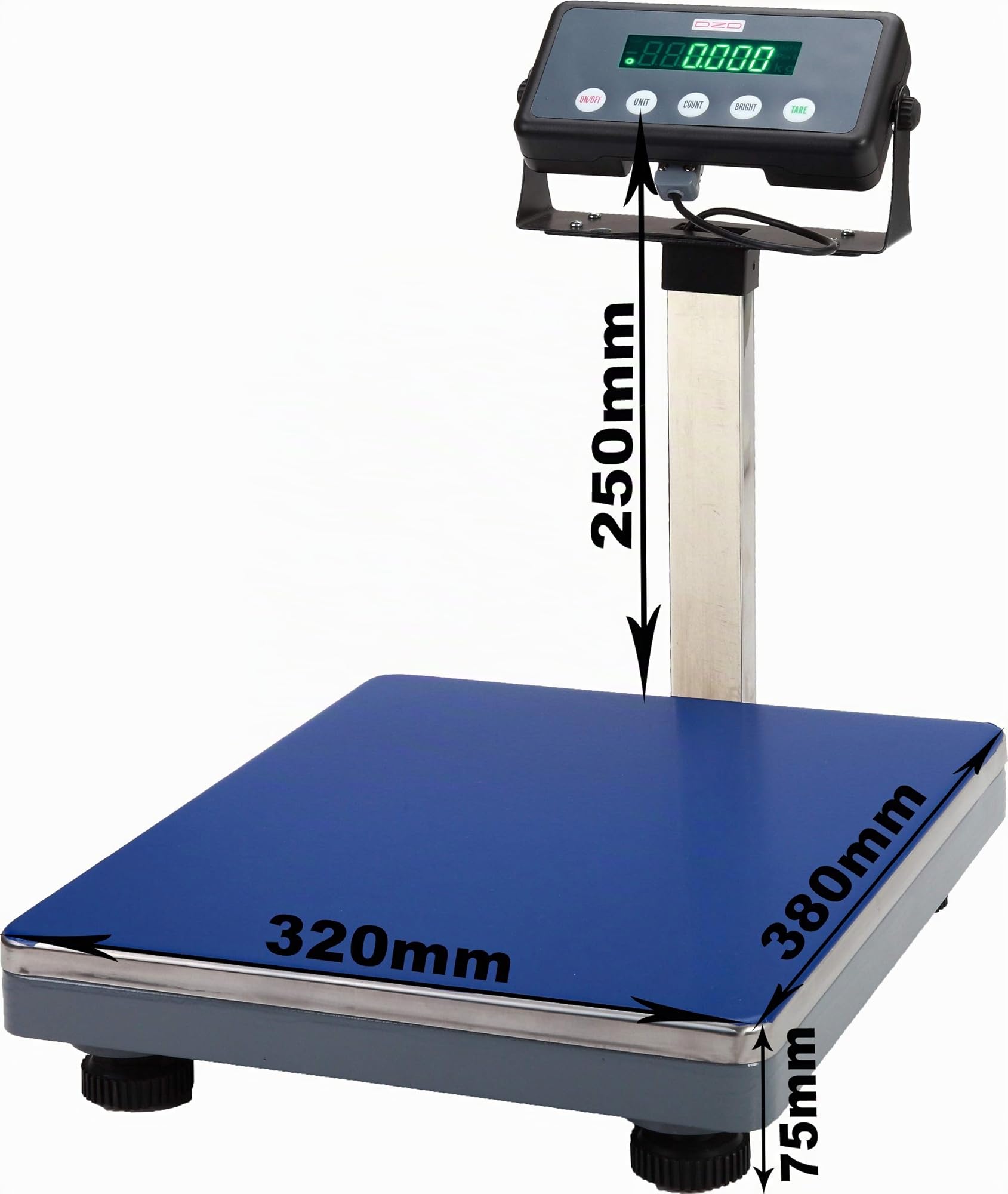 Balance plate-forme DZD DJ-KL. DJ30KL: 30kg/1g