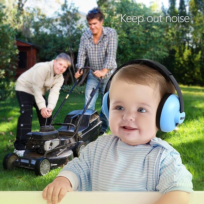 Eksha Children Ear Protection Noise Cancelling Headphones for Children (Blue) 1