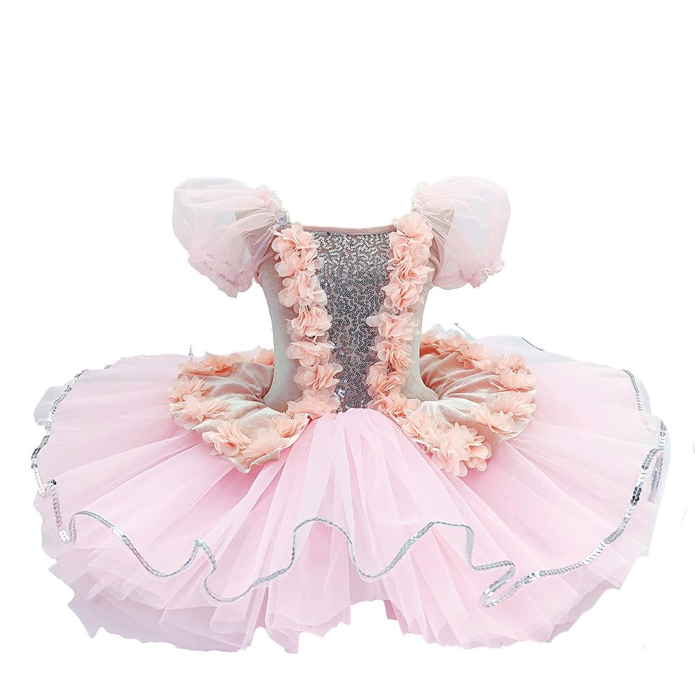 Robe d'entraînement pour la scène et gala de danse classique avec tutu rigide 150cm